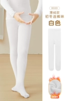 Белые зимние колготки