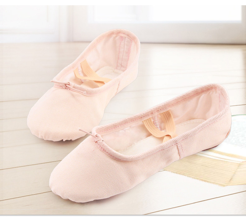 пуанты 儿童舞蹈鞋女成人芭蕾舞鞋女童软底练功鞋黑色猫爪鞋跳舞鞋形体鞋 Dodge