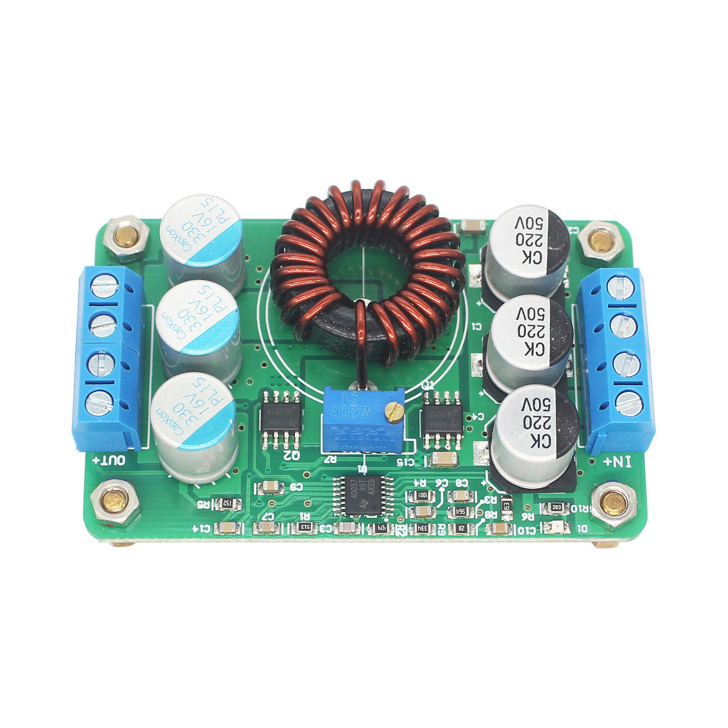 高效率DC-DC电源降压模块 16V-40V转1V-12V5V可调6A 欠压过流保护