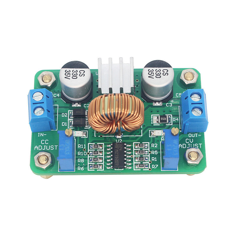 DC-DC恒压恒流降压电源板2A 5V-30V转2-26V可调 CC CV充电LED驱动