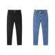 Semir denim trousers men's 2024 spring new style distressed washed small-leg pants classic basic daily commuting pants