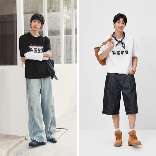 Semir, футболка с коротким рукавом, трикотажный свитер с круглым воротником, ручная роспись