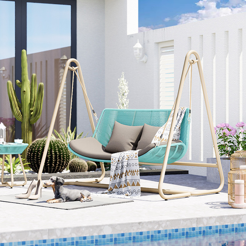 Net-Connected Smart Electric Automatic Swing Outdoor Patio Swing Double Hammock Internet-Famous Garden Swing Hammock