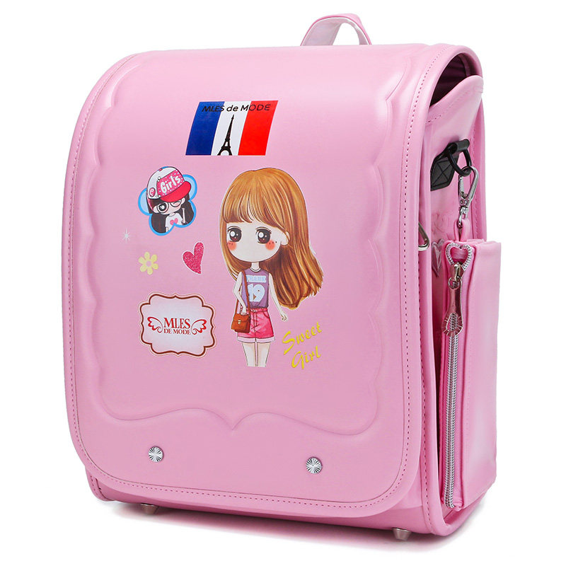 Japanese primary school schoolbags 1-2-3-4 grades men and women 6-11 years old children's backpacks, shoulders, ridges, burden reduction and waterproofing