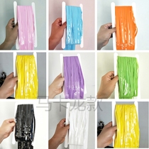 Macaron rain curtain birthday wedding Christmas festival rain curtain wedding party background decoration