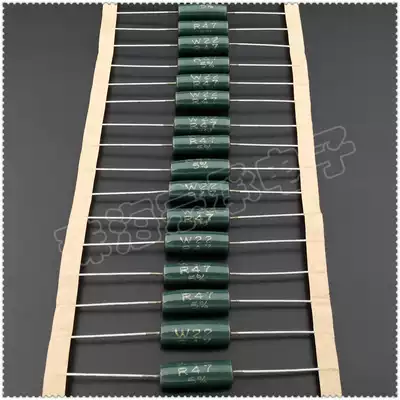 Imported from the United Kingdom 0 47R 7W Welwyn W22 0 47 European wire wound resistor Welwyn 0 47Omega 
