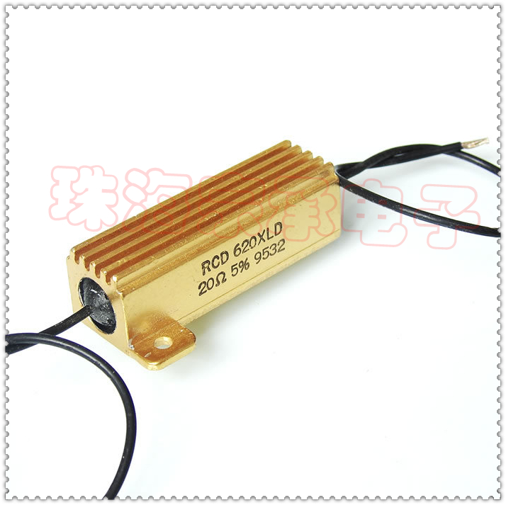 Imported Mexico 20R 50W RCD 620XLD 20 Euro aluminium shell wire wound with wire type 2 0 Omega