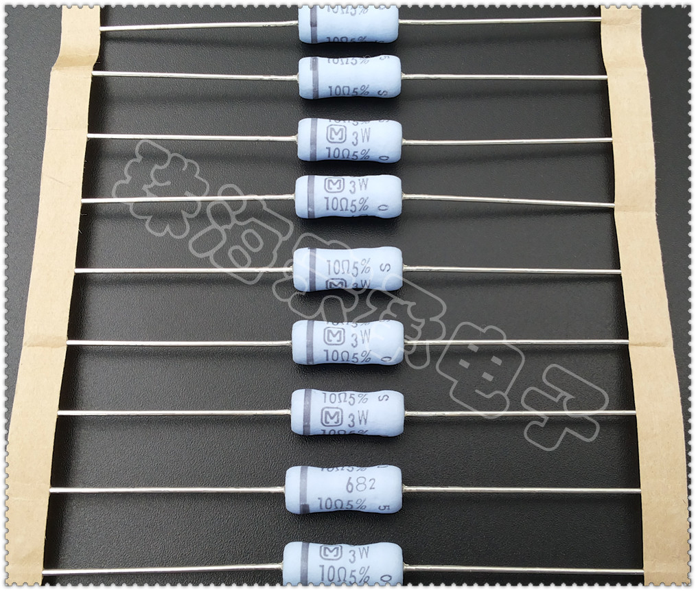 Imported Indonesia 10R 3W Panasonic Panasonic 10 European metal oxide film resistance 1 0 Omega