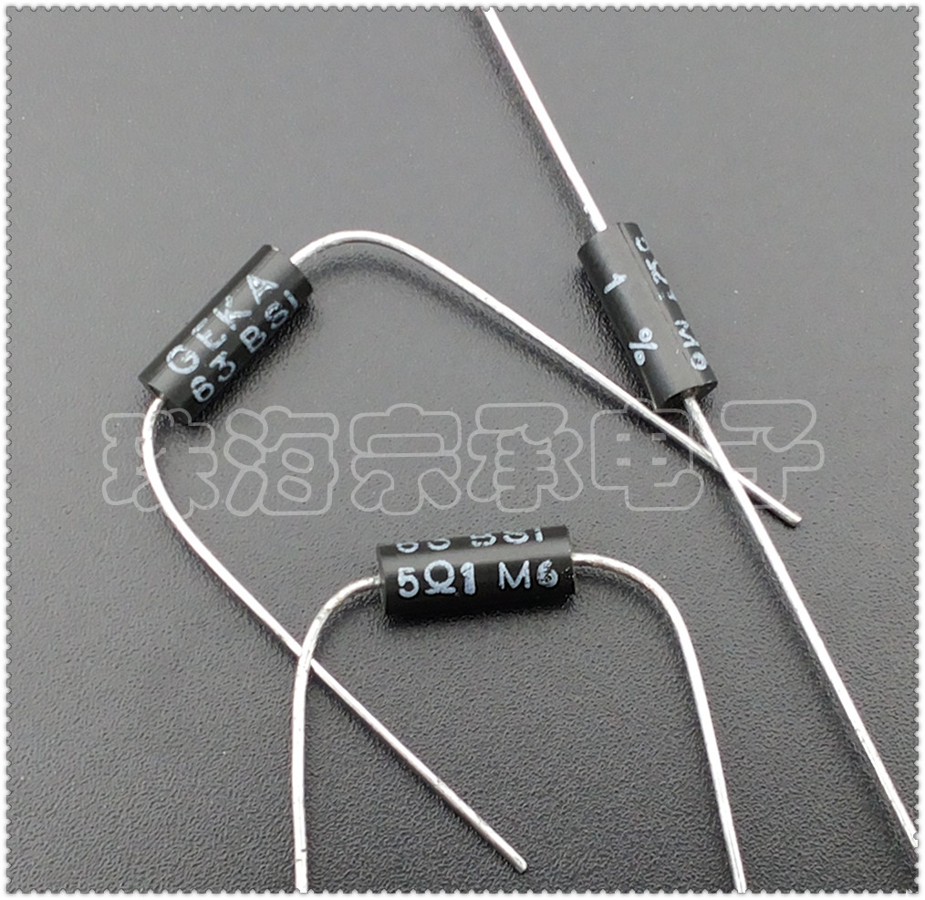 Imported France GEKA 63BSI 5.1R 2W 5.1 euro VISHAY 5R1 wire winding resistance generation 1W