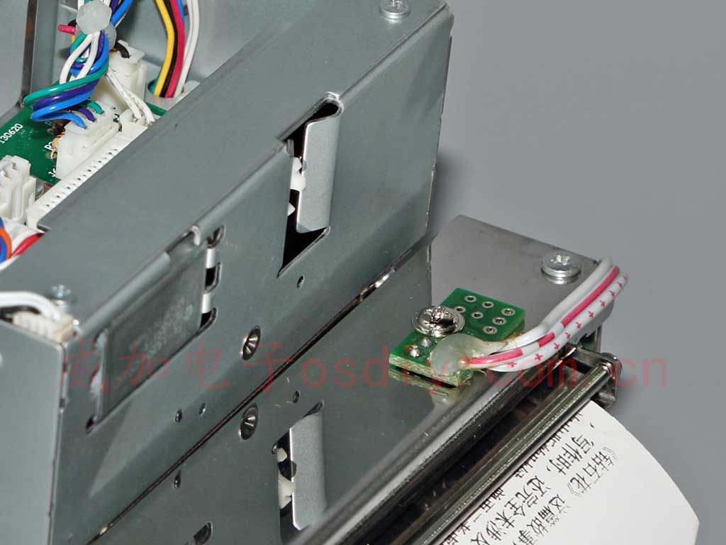Bộ phận in nhúng của Wiga WJ-U500S với máy cắt hàng đợi USB tốc độ cao ATM - Phụ kiện máy in 	các loại trục từ máy in