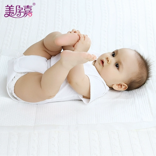 Детская водонепроницаемая дышащая одноразовая простыня для новорожденных, можно стирать