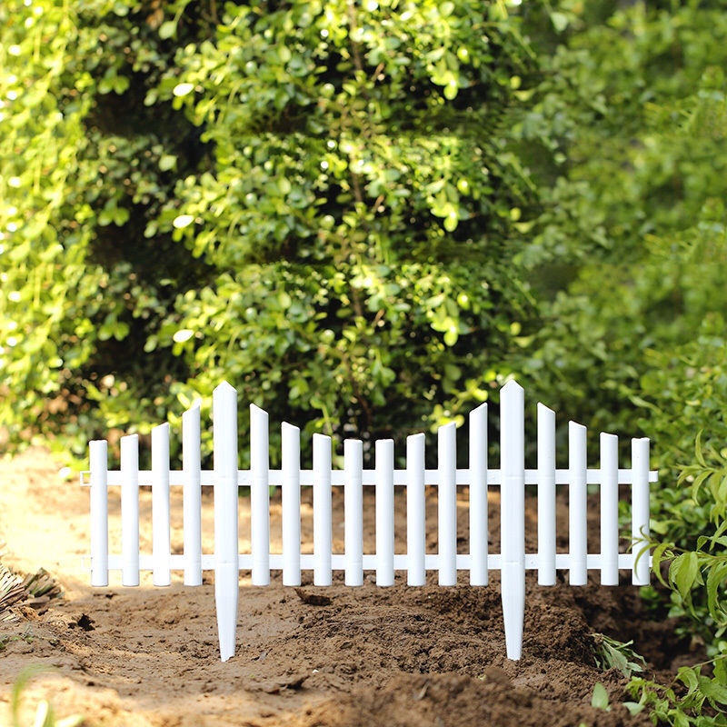 Thickened Pvc Fence, European-Style Small Fence, Outdoor Fence, Campus Villa Courtyard Garden Fence, Vegetable Garden Small Fence