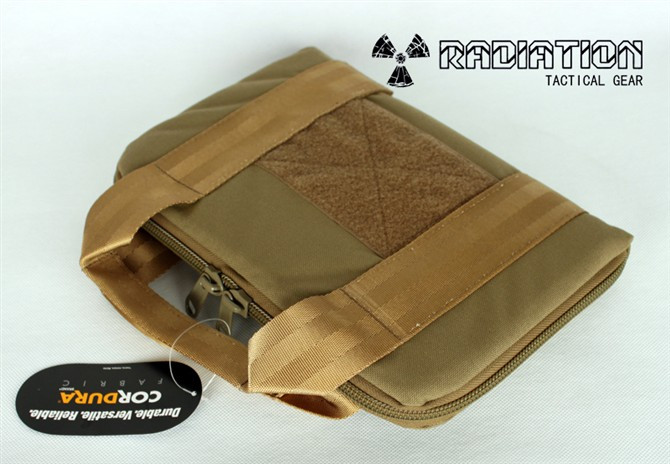 RADIATION-radiation IPAD protective bag mini computer bag 1000D nylon mud color YKK1000D