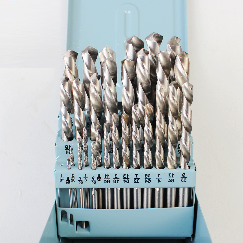 HSS high-speed net set twist drill full grinding drill bit metric 1-13MM interval 0 5 25 set drill
