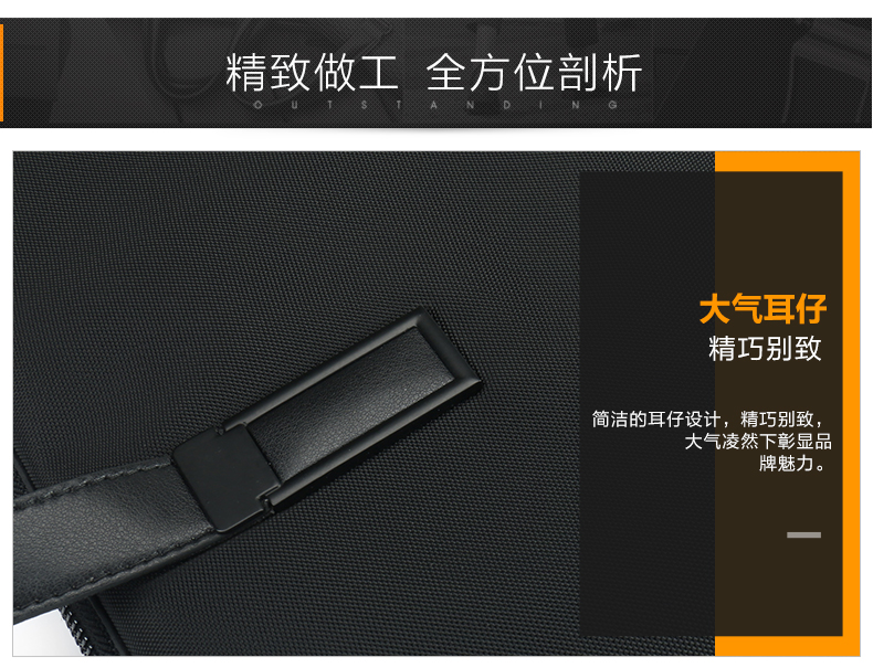 Scarecrow Men Bag Tote Bag Business Casual Light Messenger Bag Oxford Dệt không thấm nước Cặp nam - Túi của con người túi xách du lịch