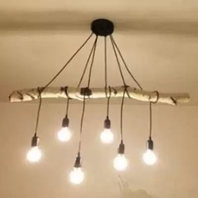 Tien girl scattered chandelier DIY multi-head spider lamp branch chandelier accessories Edison light bulb handmade creative chandelier