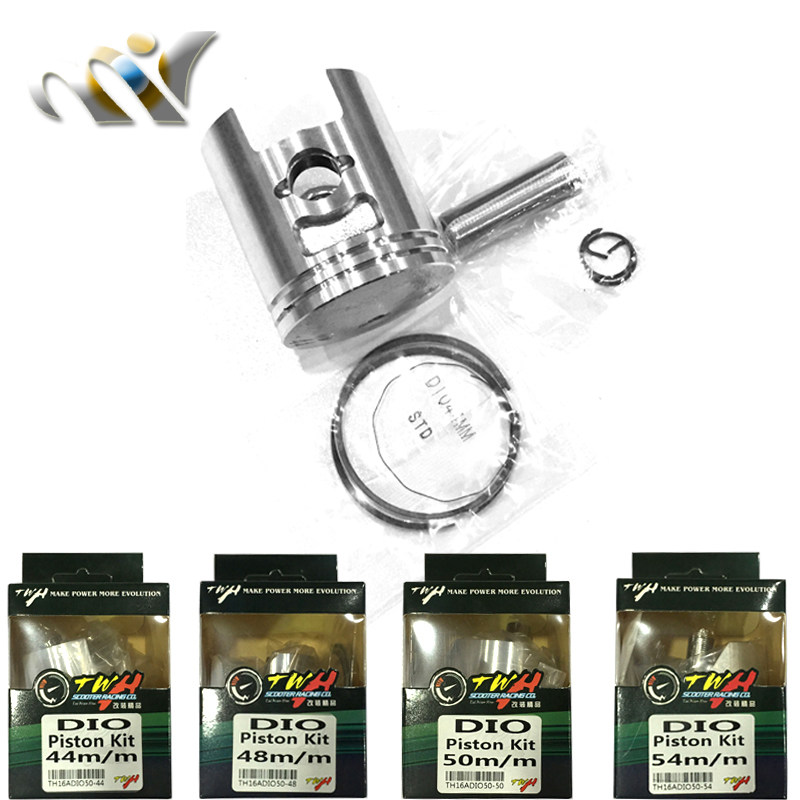TAIWAN DIO18 28 ZX34 35 PISTON ASSEMBLY TWH 44 48 54MM PISTON SET WITH PISTON RING