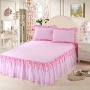 công chúa Hàn Quốc ren bedspread giường váy một mảnh DN giường đôi Simmons nệm bảo vệ giường bìa bìa - Váy Petti