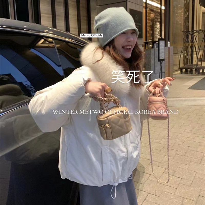 METWO retro style chain armpit box small square bag rhombic niche design texture box bag Messenger bag