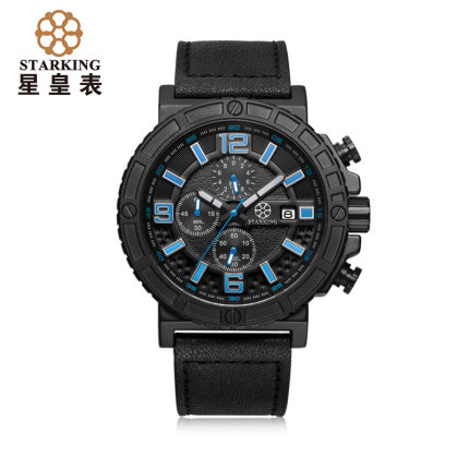 STARKING星皇手表男士多功能运动计时石英男