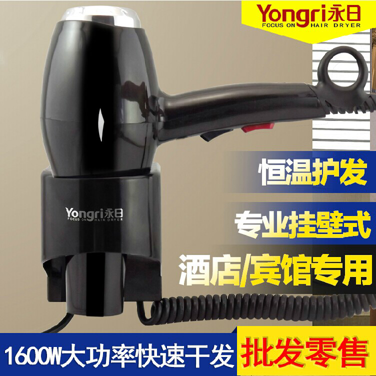 Wall-mounted professional high-power hotel hotel household bathroom powder room Wall-mounted hair dryer Hair dryer Hair dryer