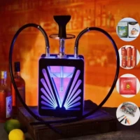 Vivi Dual -Tube + Quick -Burning Carbon Package высокая 43 см высотой