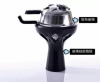 1 комплект стеклянного клейтного горшка+угля