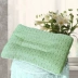 Accor Châu Á cỏ dệt màu xanh lá cây Cassia trẻ em gối hình gối cổ tử cung chính cho trẻ em 6-12 tuổi - Gối gối cao su kim cương Gối