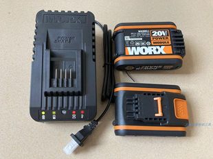 Оригинал Worx Wicker 20v литиевые батареи, зарядки пакет WA3551 WA3553 оранжевый серия  WA3880 зарядное устройство