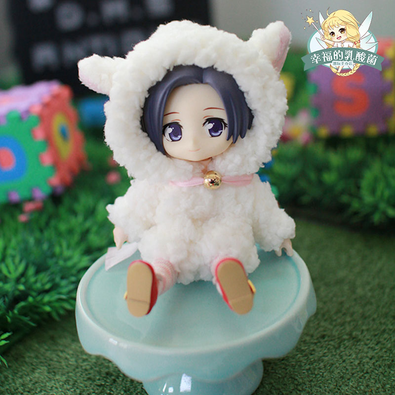 South Korean va clothes OB11 Lieven body dress D M S va clothes white small sheep Space suit socks