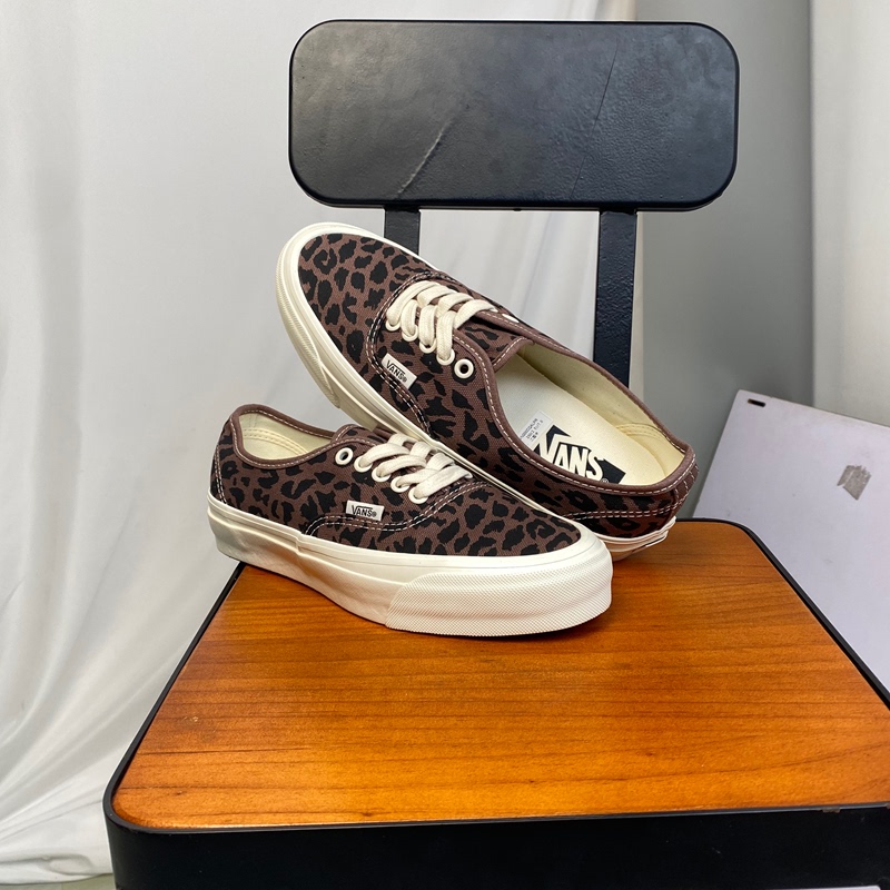 Vans Lx Authentic Low-Top Leopard Print Canvas Unisex Casual Sneakers Vn000Cqalpr Vans Lx Authentic Low-Top Leopard Print Canvas Unisex Casual Sneakers Vn000Cqalpr