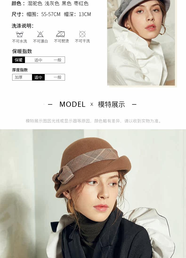 Chapeau pour femme      en Poilue - Ref 3233390 Image 13