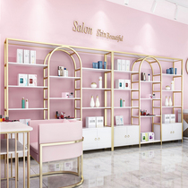 Beauty Nail Salon Cosmetics Display Cabinet Beauty Salon Products Show Rack Boutique Shop Samples Skin-care Products Shelf Display Shelf