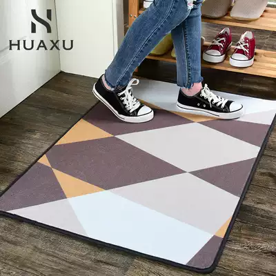 Nordic entrance entrance floor mat Powder room door absorbent floor mat mat Household entrance door mat Carpet Living room type