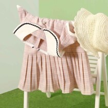 Small Tiger Patti Child Dress Girl Dress Girl Dress 2022 New Summer Ocean Atmosphere Childrens College Style Perplexity Skirt Tide