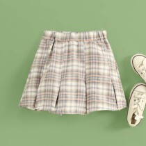 Little Tiger Patty Childrens Clothing Girls Skirt Childrens Pleated Skirt Skirt Short Skirt