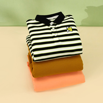 Little Tiger Patty Boys Polo Shirt Childrens Short Sleeve T-Shirt Baby Striped Paul Top Casual Tide Tide