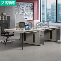 Staff Desk Brief Hyundai 4 People in Guangzhou Office Furniture Working position Employee table Screen Desk Chair