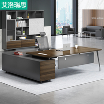 Desk Boss Table Minimalist Modern Large Class Desk Manager Table Manager Table President Table Single Desk Chair Combination