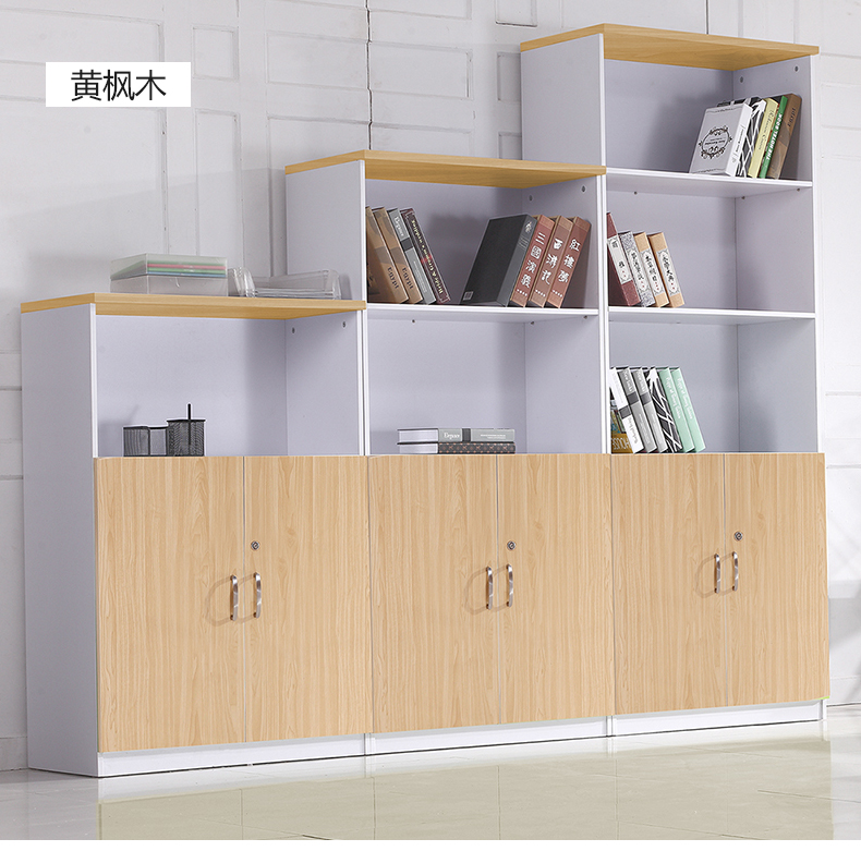 Nội thất văn phòng tủ hồ sơ dữ liệu gỗ tủ hồ sơ với tủ khóa cao tủ văn phòng tủ sách
