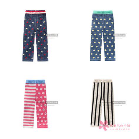(special price clearance) Japanese children's clothing spring summer style female baby elastic large PP pants pants inner lap pants