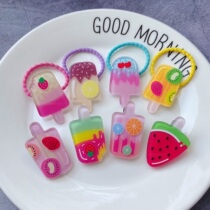 (Spot) new childrens hair fruit ice cream ice cream duck bill clip hairpin strawberry lemon Hairband