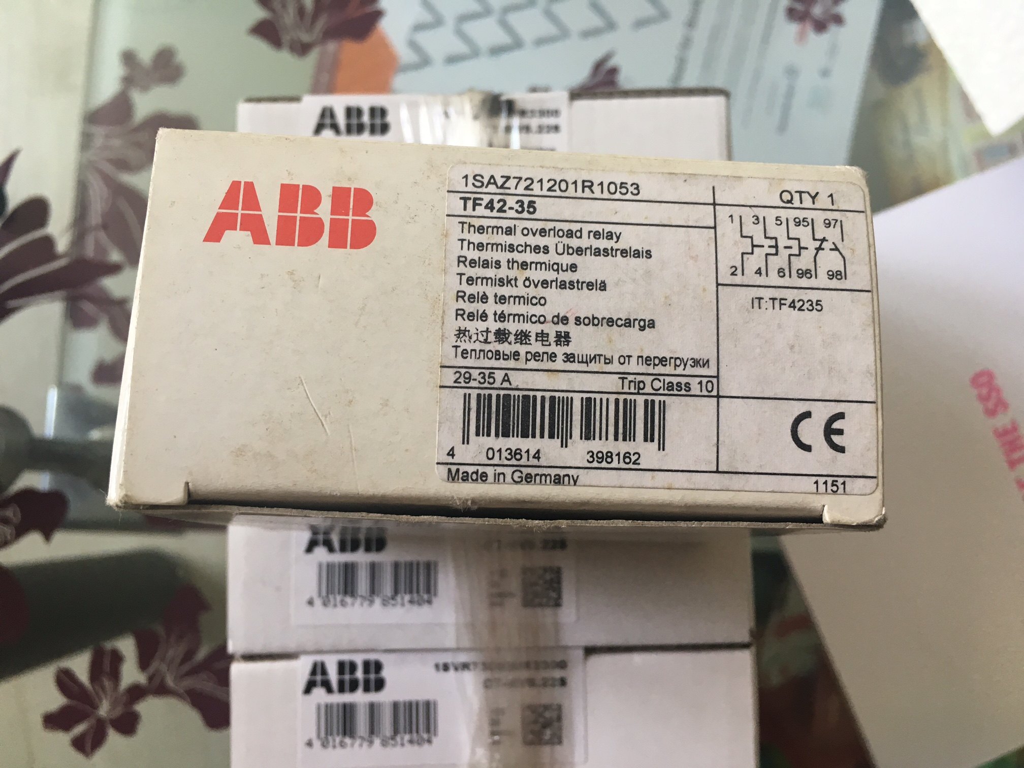 (New and original)ABB thermal overload relay TF42-35