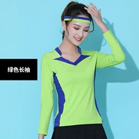 Зеленый лонгслив