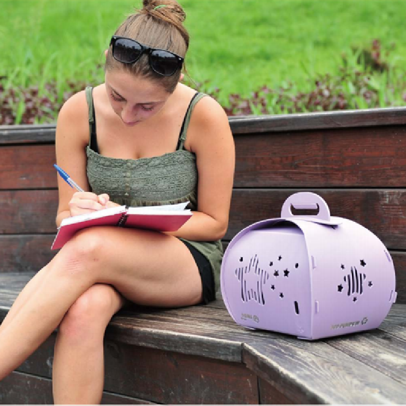 Crazy paw pet box pet bag out portable rabbit hamster cage chinchilla small pet backpack