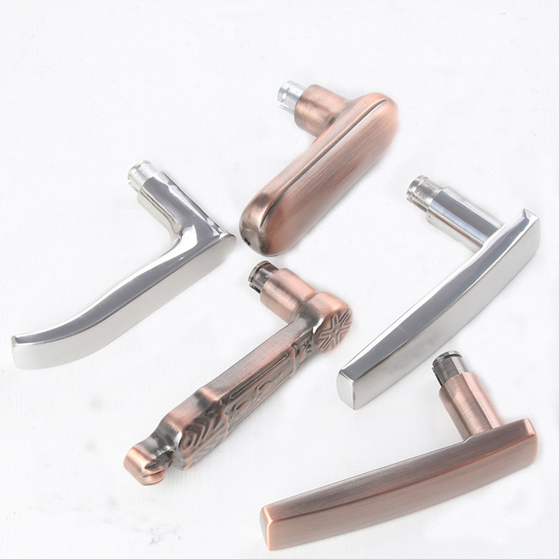 Household door handle red bronze handle multi-function anti-theft door panel accessories stainless steel handle does not break - Taobao