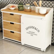 loft retro sideboard restaurant meal preparation seasoning table industrial wind iron solid wood lockers office tea cabinet