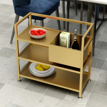 Light luxury simple hot pot restaurant with shelves multi-storey commercial restaurant shelf iron shelf three-layer shelf