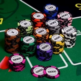 Weate War Chip Coin Texas hold'em Chip Mahjong Chess Room Специальная карта пластиковая точка токена токен