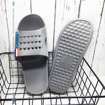 Mens exterior slippers waterproof and deodorant household anti-sweat non-slip plastic father one-word drag cloth pattern four season courtyard shoes
